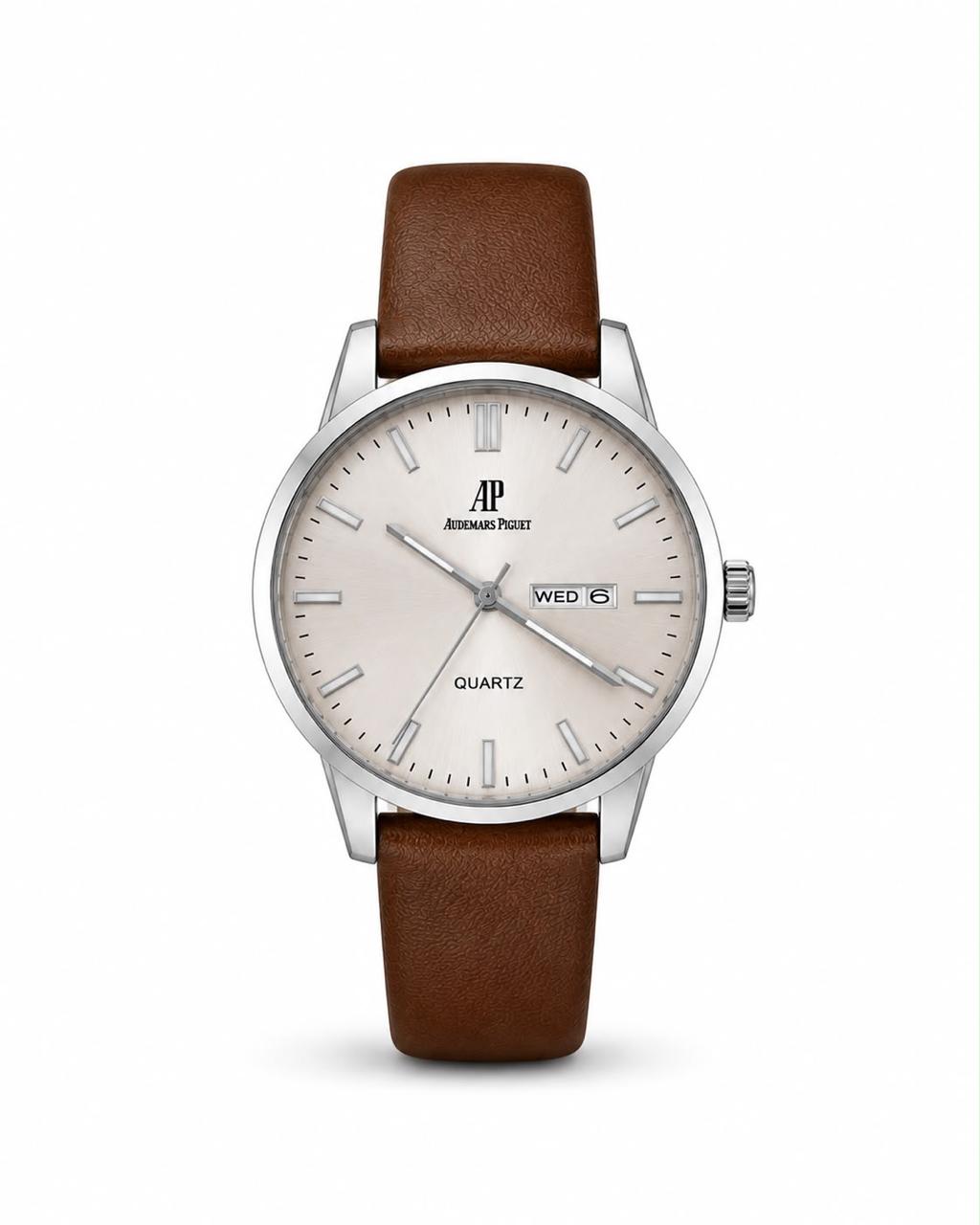 M-LTH051 - Audemars Piguet Leather Watch Luxury Elegant Design For Men