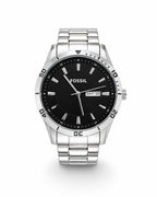 M-MTL065 - FOSSIL Premium Stainless Steel Watch ñ Modern Elegance for Men