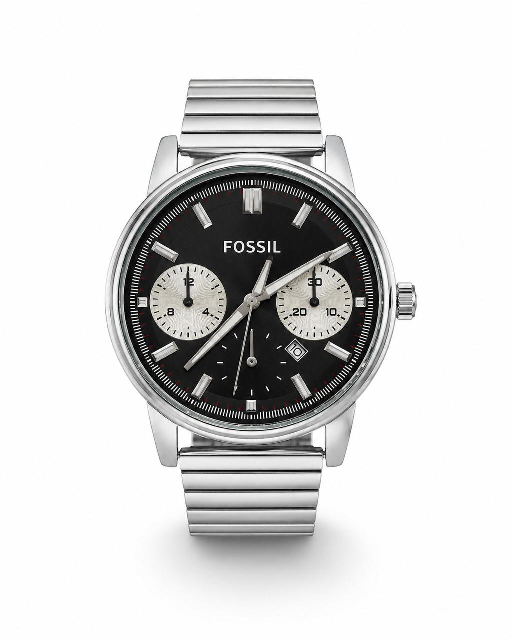 M-MTL068 - FOSSIL Premium Stainless Steel Watch ñ Modern Elegance for Men