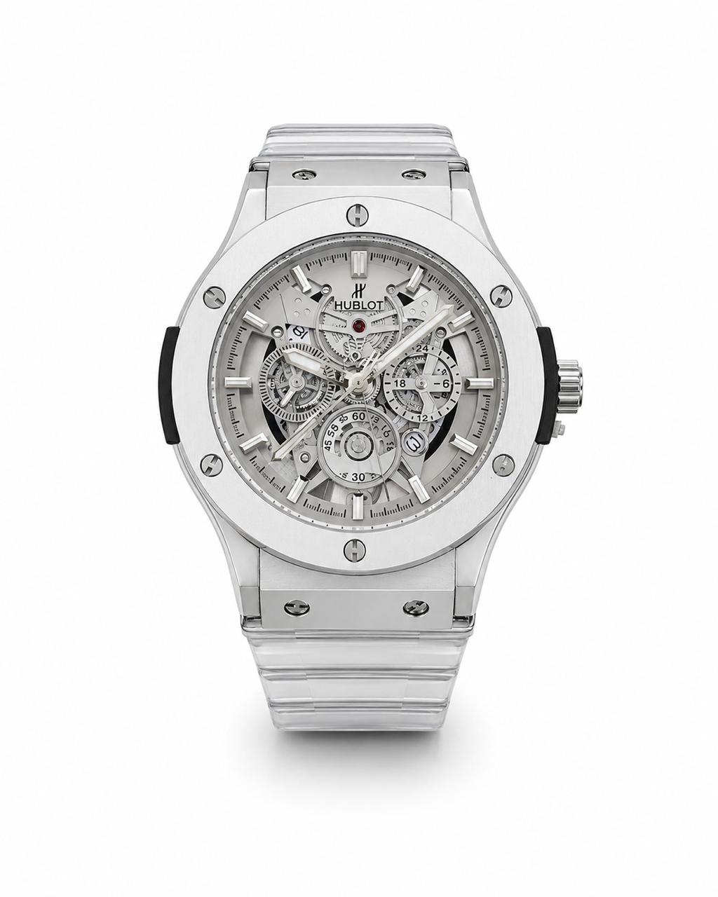 M-MTL069 - Hublot Premium Stainless Steel Watch – Modern Elegance for Men